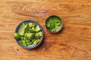 Broccoli & Spinach Pesto Pasta with Ricotta Salata