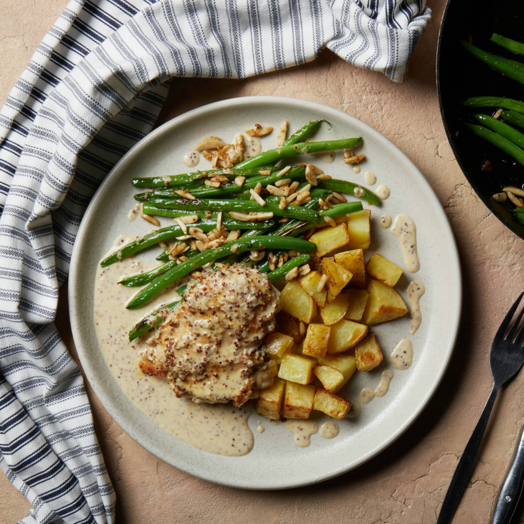 Seared Chicken Breast with Wholegrain Mustard